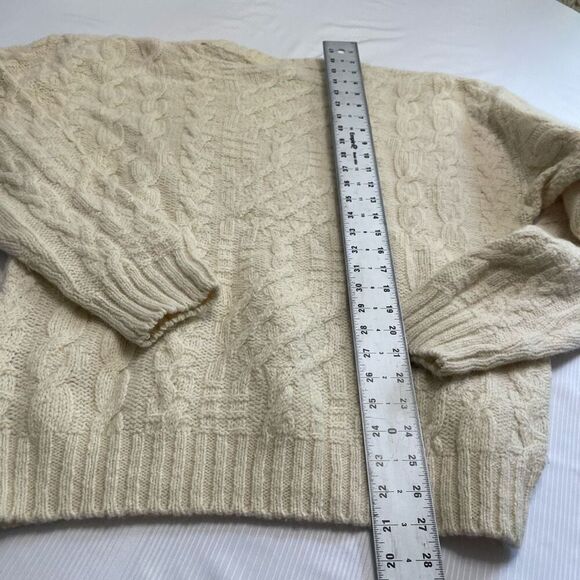 Eddie Bauer VTG Wool Fisherman Sweater Men’s Size Large - Picture 7 of 7